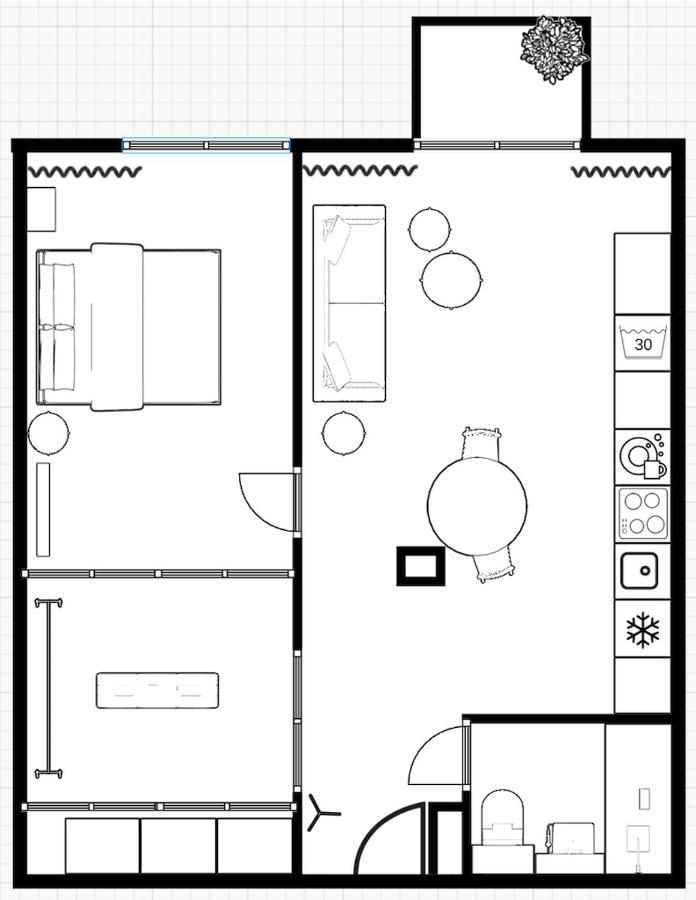 Design+Luxus Apartment Im Zentrum! +Netflix Warsaw Luaran gambar